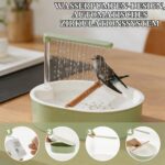 Automatische Vogeldusche mit Wasserfall – Vogelbad für Wellensittiche & Unzertrennliche – Bild 5