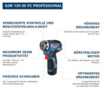 Bosch Professional GSR 12V-35 FC – Akku-Bohrschrauber mit FlexiClick System – Bild 3