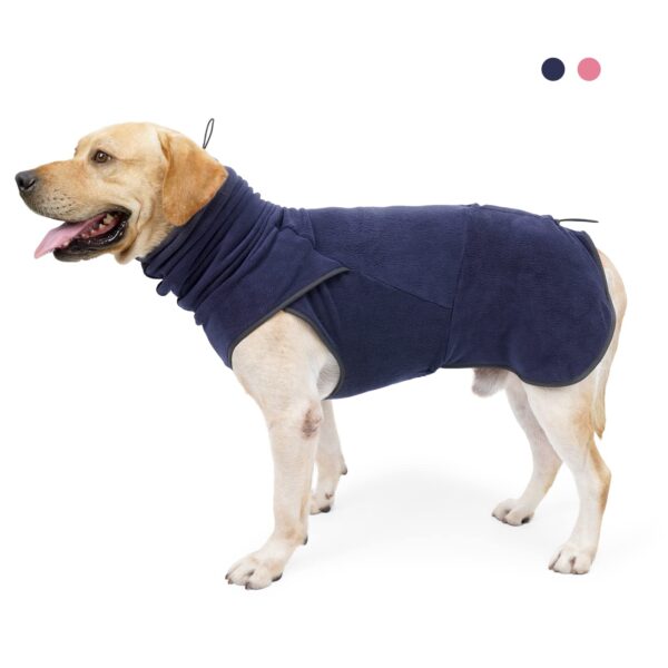 LIANZIMAU Hundepullover Fleece – Wärmende Hundejacke für kleine bis grosse Hunde