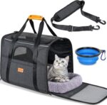 morpilot Katzentransportbox 44x31x34cm – Tragbare Transporttasche für Katzen bis 7kg