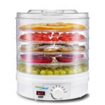 Green Blue GB190 Dörrautomat 250 W – Temperaturregler 35–70 °C für Obst, Gemüse & Fleisch