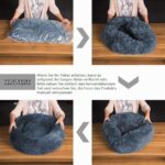 Haoye Hundebett Donut Flauschig – Weiches Haustierkissen in 7 Grössen – Bild 6