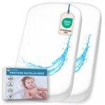 Lovely Hippo Matratzenschoner 40x80cm – 100% wasserdicht & Oeko-Tex zertifiziert