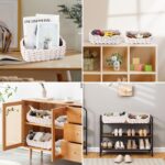 Cinnani 3er Set Aufbewahrungskorb aus Baumwollseil – Stapelbare Organizer für Kinderzimmer – Bild 7