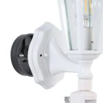 EGLO Laterna 5 Aussen-Wandlampe mit Bewegungsmelder – Vintage Sensor-Wandleuchte Weiss – Bild 5