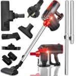 Retoo 2in1 Stielstaubsauger 600 W Zyklon – Beutellos mit Handstaubsauger-Funktion