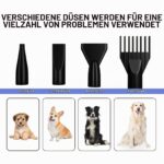 Blanlody Hundefön 3200W mit stufenloser Geschwindigkeitsregelung – Leiser Hundepflege-Trockner – Bild 4