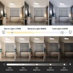 AIHONKON 28cm LED Deckenleuchte mit Bluetooth Lautsprecher – Dimmbar & RGB Farbwechsel – Bild 4