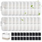 40er Pack Katzenbrunnen Filter Set – Kohle- & Schaumfilter für Petlibro PLWF005, PLWF105, PLWF115