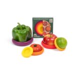 Food Huggers Set 5er – Wiederverwendbare Silikon-Frischhalter für Obst & Gemüse