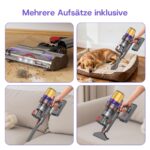 Aodebiao V16 Akku Staubsauger 55000Pa – Kabelloses Hochleistungsgerät mit 80Min Laufzeit – Bild 11