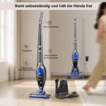 Akitas U10 22.2V Akku-Staubsauger Beutellos – 30 Min Laufzeit & LED-Frontlichter – Bild 5