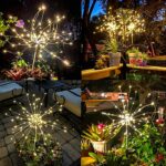 yowin Solar Gartenleuchten 2er Set mit 120 LED – IP65 Wasserdicht für Balkon & Terrasse – Bild 8