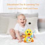 MOONTOY Musikente Spielzeug ab 1 Jahr – Interaktives Lernspielzeug mit 7 Melodien für Babys – Bild 7