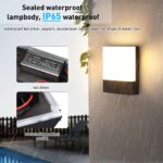 Lightsjoy LED-Aussenleuchte 18W IP65 – Warmweiss 3000K Wandlampe mit Aluminium – Bild 3