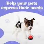 SUHSAI Sprechende Hundeknöpfe mit 30-Sekunden-Aufnahme – 4er Set für intuitive Haustierkommunikation – Bild 7