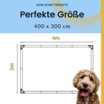 Petgold UV-Schattennetz Auto 3x4 m – Aluminium-Hitzeschutzplane mit Ösen für Hunde & Camping – Bild 7