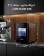 ecozy 50mm Eiswürfelmaschine – Kristallklare Klareiswürfel mit CrystalFlux für Premium Home Bar – Bild 7