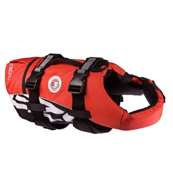 EzyDog Hundeschwimmweste XS – Rettungsweste mit Griff & Reflektoren für kleine Hunde