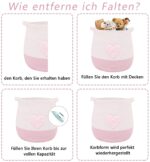 Lauatiiu Aufbewahrungskorb Baumwollseil D45×H43 cm – Gewebter Organizer mit Griffen – Bild 5