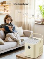 FOHERE Eiswürfelmaschine 14 kg – Schnelle Eisproduktion in 5 Min mit 2 Grössen – Bild 8