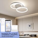 Amdelne Smart Deckenlampe 50cm LED – Sprachsteuerung mit Alexa & App-Kontrolle – Bild 4