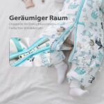 Mosebears Baby Schlafsack mit Füssen 2.5 Tog – Atmungsaktive Baumwolle für 6-18 Monate – Bild 4