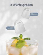 Silonn Eiswürfelmaschine – 9 Eiswürfel in 6 Min., tragbar mit Selbstreinigung – Bild 5
