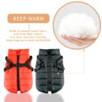 Eastlion Wintermantel für Hunde Grösse L – Wasserdicht & Warm mit D-Ring – Bild 4