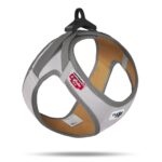 Curli Glow Clasp Vest Harness Reflective Gray S – Sicherheitsgeschirr mit 360° Reflexion