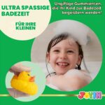 JOYIN 12er Set Weihnachts-Badeenten – Quietschenten mit festlichem Design für Kinder – Bild 5