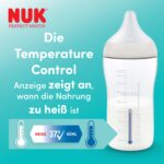 NUK Perfect Match Babyflasche 260 ml – Anti-Kolik für 3+ Monate | 2er Set Affe – Bild 9