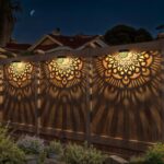 Lifeel Solarleuchten 6er Set – Dekorative LED Gartenlampen mit Mandala-Muster für aussen – Bild 2