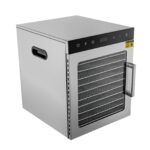 banborba 800W Dörrautomat mit 10 Ablagen – Edelstahl Dehydrator mit Temperaturregler 30-90°C – Bild 6