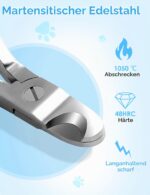 Gobeigo Krallenschere für Hunde mit Nagelfeile – Profi-Nageltrimmer für grosse Hunde – Bild 2