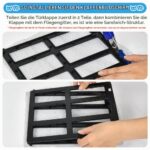 Adiwo Katzenklappe für Fliegengitter 31,5 x 25 cm – Automatischer Magnetverschluss – Bild 8