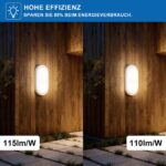 Yesenlight LED Kellerlampe 18W 2000lm 4000K IP65 – Wasserfeste Wandleuchte für Innen & Aussen – Bild 6