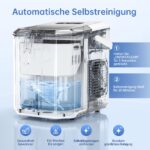WIE Eiswürfelmaschine 12kg – 9 Würfel in 6 Minuten, tragbar mit LED-Steuerung – Bild 5