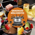 Tristar FO-1109 Fondue-Set 1400W – Edelstahl für 8 Personen mit Saucenring – Bild 8