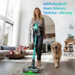 NYXAL Akku Staubsauger 50 KPa mit 500W Motor – 55 Min Laufzeit für Tierhaare & Hartböden – Bild 2