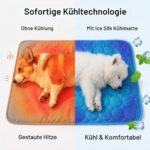 Baopinlady Selbstkühlende Hundematte XL 70x100 cm – Waschbare Kühldecke für Hunde & Katzen – Bild 4
