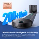 Ultenic Saugroboter mit Wischfunktion – 10000Pa, 200Min, LiDAR Navigation, 3,5L Absaugstation – Bild 5