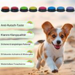Gelabur Sprachaufnahme-Tasten-Set mit 8 Buttons – Hundekommunikation & Training – Bild 3