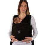 KOALA BABYCARE Cuddle Band 2.0 – Elastisches Babytragetuch bis 15 kg für Neugeborene