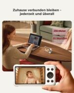 Momcozy BM04 Smart WLAN Babyphone mit Kamera – 1080P Monitor mit Bewegungserkennung – Bild 7