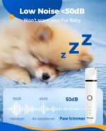 oneisall 4in1 Hundeschermaschine Kabellos – Schermaschine, Pfotentrimmer & Krallenschleifer – Bild 2