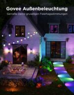 Govee Outdoor Wandleuchte RGBIC 1500lm – Smart Aussenbeleuchtung IP65 für Veranda & Balkon – Bild 3