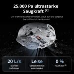DJI ROMO P Saugroboter mit Wischfunktion – 25.000 Pa Saugkraft & intelligente Hinderniserkennung – Bild 9