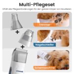 oneisall Hundeschermaschine mit Staubsauger – 12000 Pa Saugkraft für Hund & Katze – Bild 5