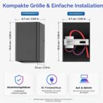 2er Set RGB Wandleuchte Schwarz Dimmbar – 5W LED mit Fernbedienung & Farbwechsel – Bild 2